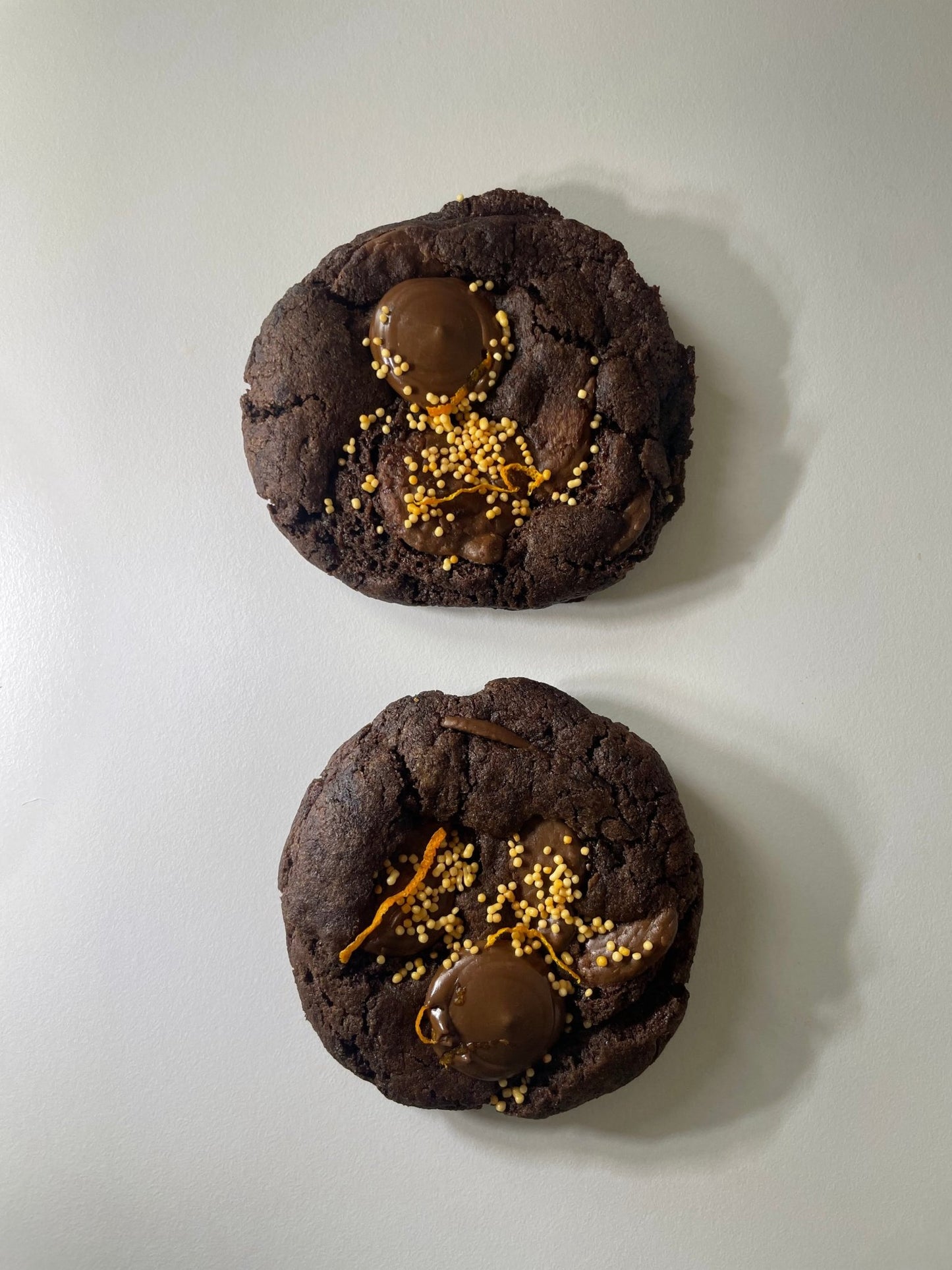 Orange Chocolate Chip Cookie - Gluten Free & Vegan - Box of 4 - The Cookie Lass