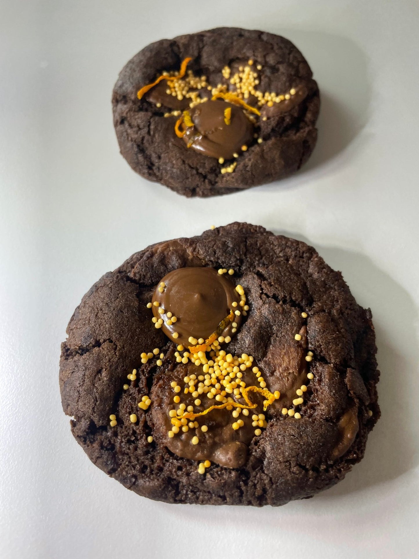 Orange Chocolate Chip Cookie - Gluten Free & Vegan - Box of 4 - The Cookie Lass