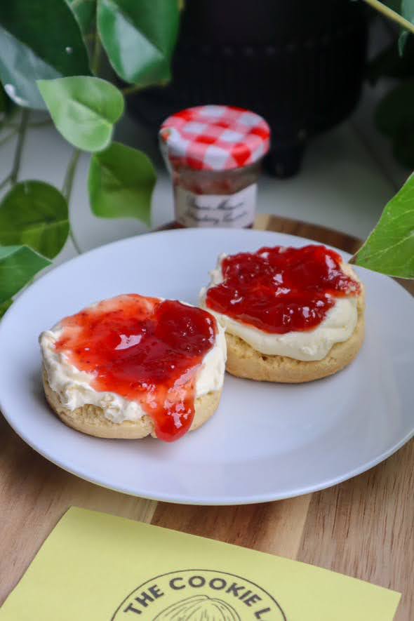 Sweet Plain Scones - Gluten Free & Vegan - Box of 4 - The Cookie Lass