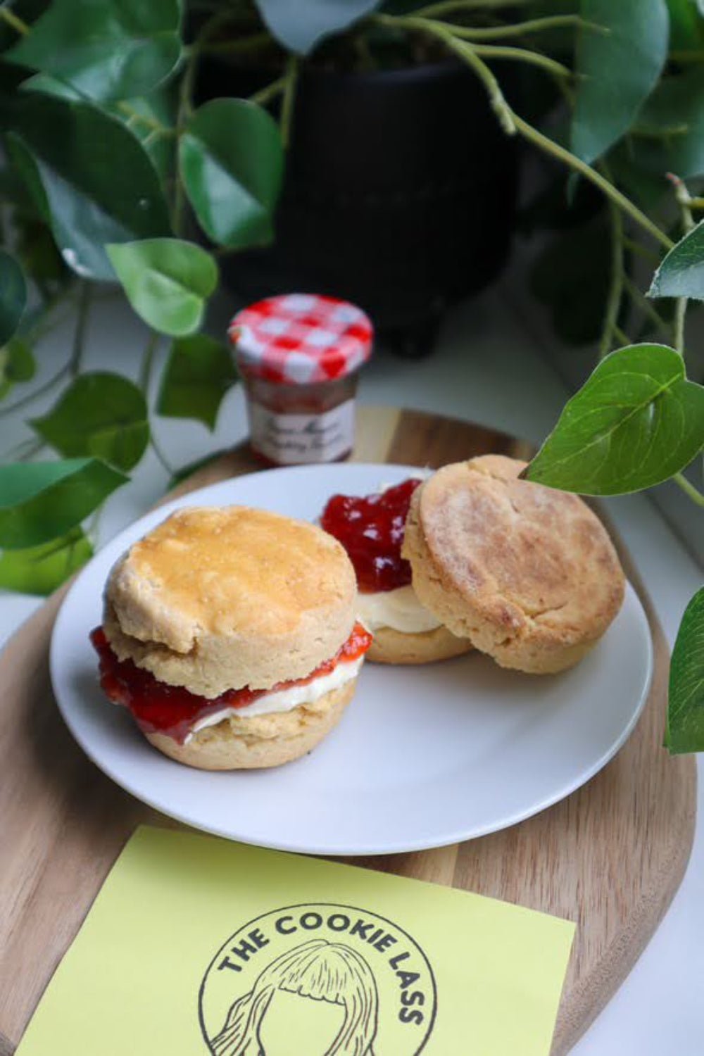 Sweet Plain Scones - Gluten Free & Vegan - Box of 4 - The Cookie Lass
