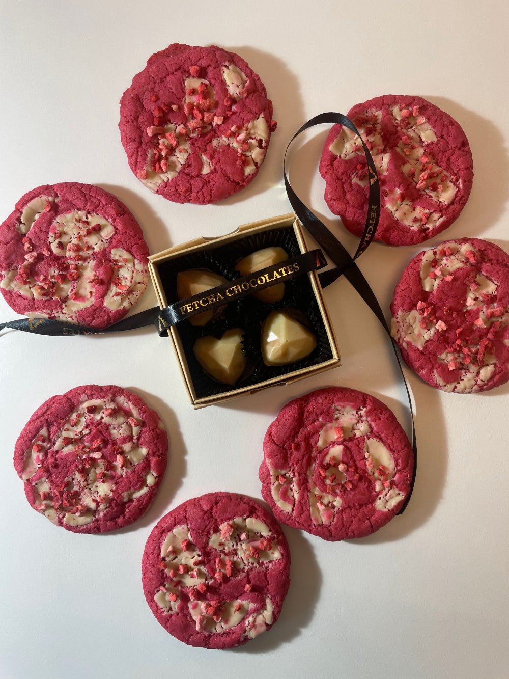 THE COOKIE LASS X FETCHA CHOCOLATES - Limited Edition Valentines/Galentines Box - The Cookie Lass