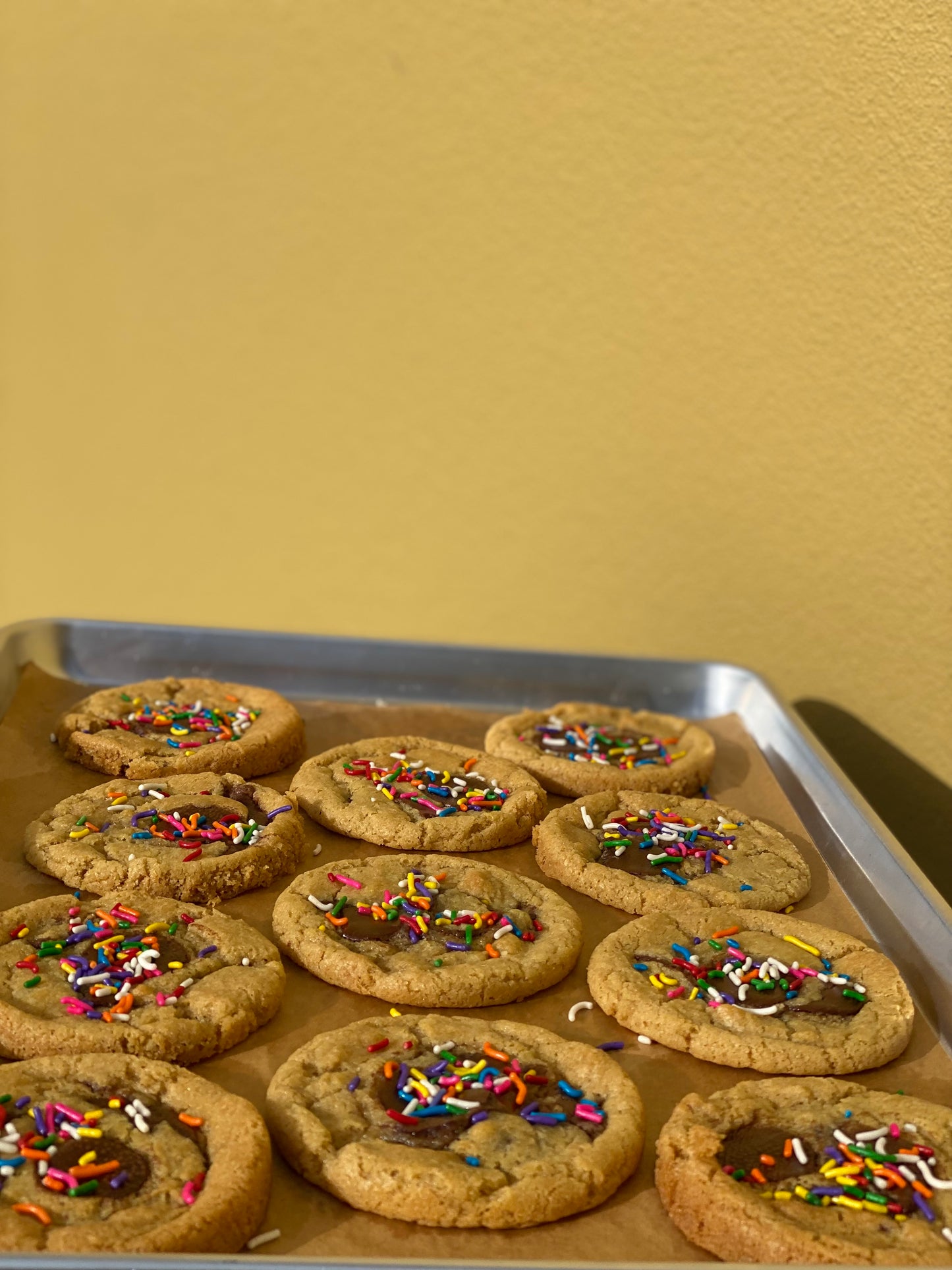 Funfetti Sprinkle Chocolate Chip Cookie - Gluten Free & Vegan - Box of 4