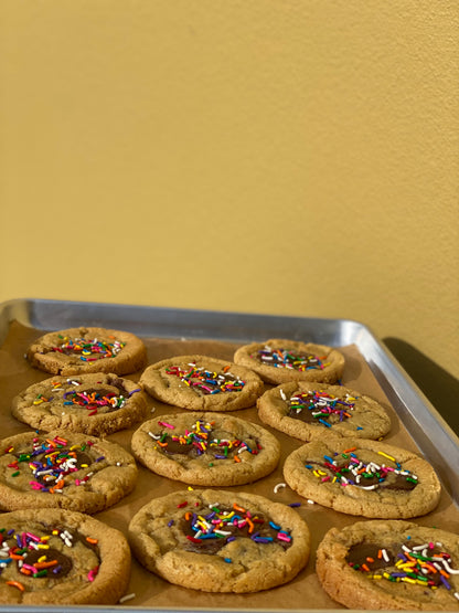 Funfetti Sprinkle Chocolate Chip Cookie - Gluten Free & Vegan - Box of 4