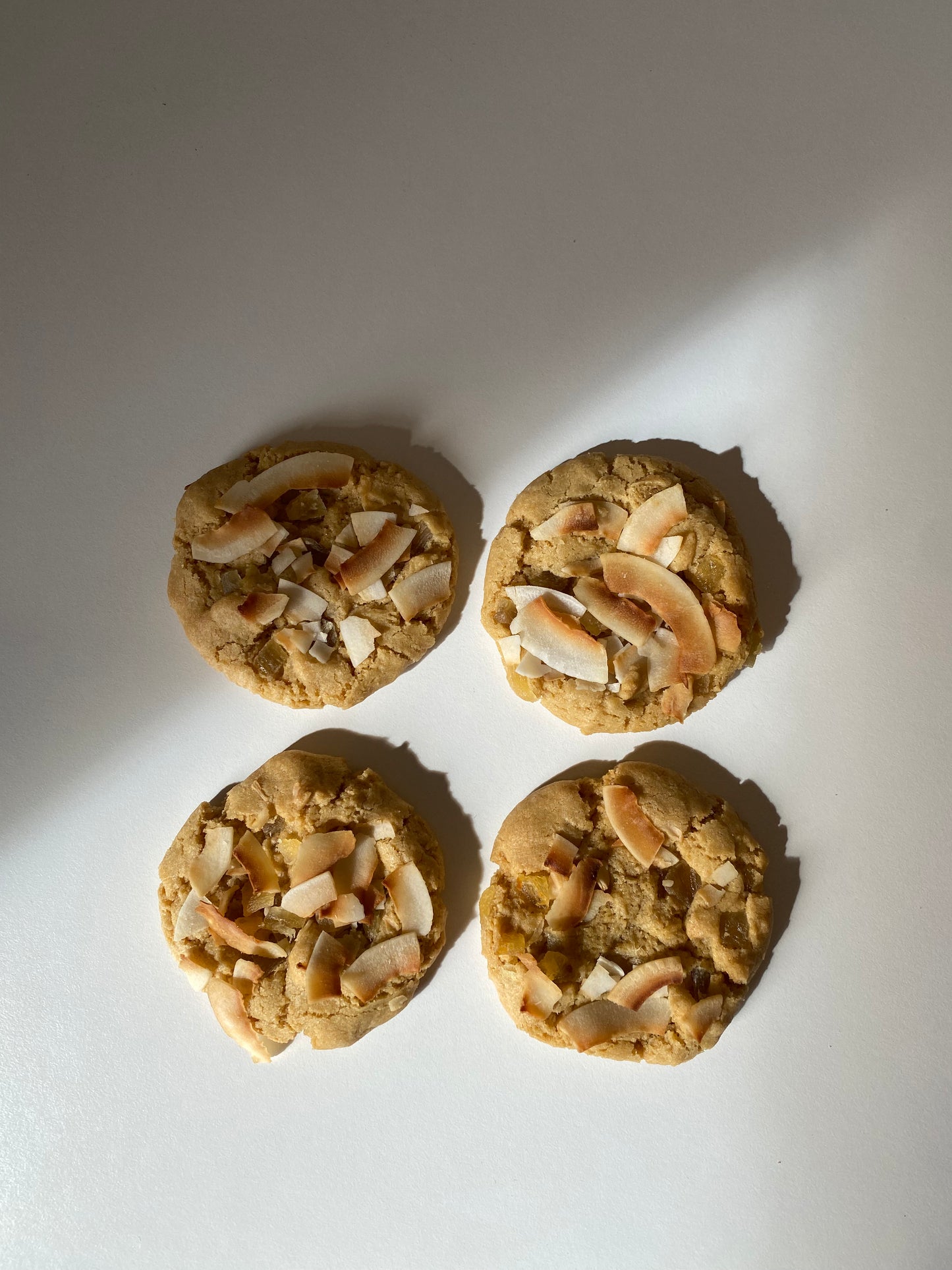 Coconut & Pineapple Cookie - Gluten Free & Vegan - Box of 4