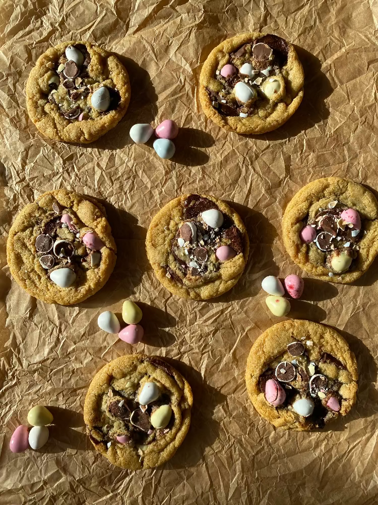 Mini Eggs cookies