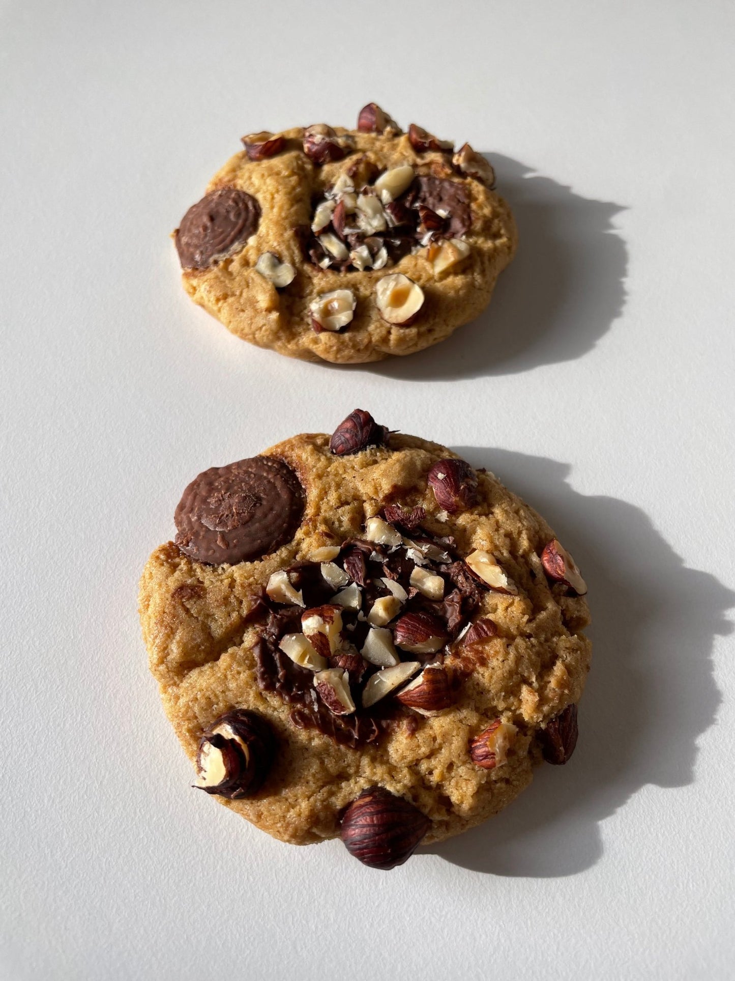 Hazelnut Praline Chocolate Chip Cookie - Gluten Free & Vegan - Box of 4 - The Cookie Lass